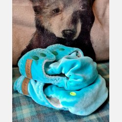 Puppi - Formsyet bambusble med en lomme, Rivera Coast 