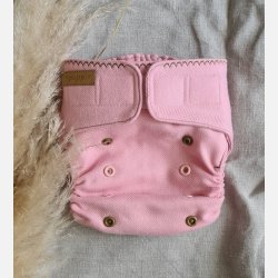 Puppi - Cover til genanvendelige stofbleer i bld merinould Peony