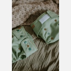 Puppi - Cover til genanvendelige stofbleer i bld merinould Basil