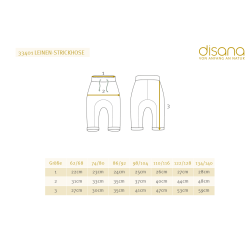 Disana -  Hrbukser med bomuld, Jade farve, Ny kollektion Forr/Sommer 2025