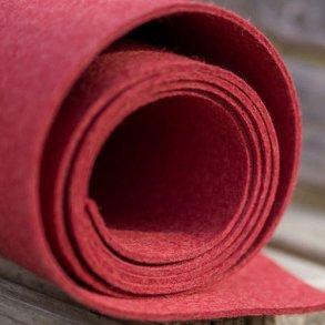 Disana - Disana - Filtmtte i uld, bordeaux, 70 x 200 cm