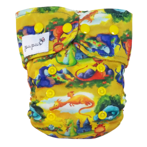 Pupus - AIO- All in One Genanvendelig ble,  bambus & bomuld, Drager