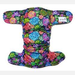 Pupus - AIO- All in One Genanvendelig ble,  bambus &amp; bomuld, Sukkulenter