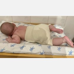 Disana - Blebukser i strikket kologisk merinould natural