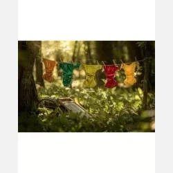 Puppi - Formsyet bambusble med en lomme, Candy