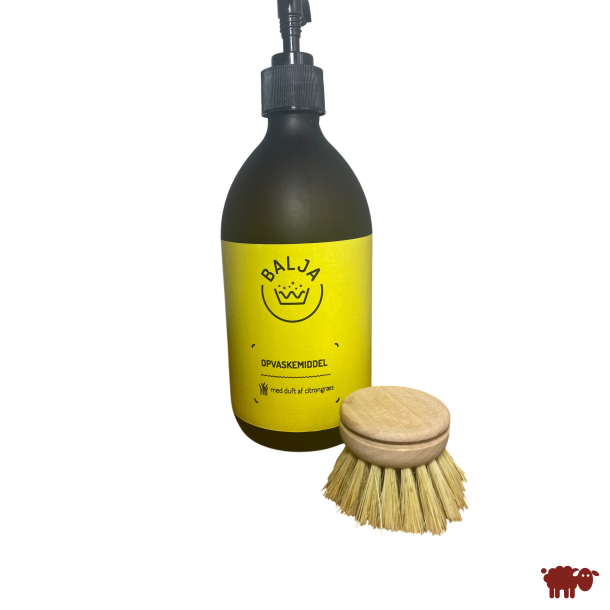 Balja - Bionedbrydelig og koncentreret Opvaskmiddel, lemon grass, i brun glas, 500 ml