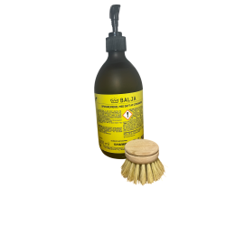 Balja - Bionedbrydelig og koncentreret Opvaskmiddel, lemon grass, i brun glas, 500 ml