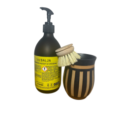 Balja - Bionedbrydelig og koncentreret Opvaskmiddel, lemon grass, i brun glas, 500 ml