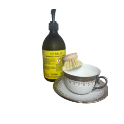 Balja - Bionedbrydelig og koncentreret Opvaskmiddel, lemon grass, i brun glas, 500 ml