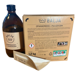 Bionedbrydelig opvaskemaskinepulver, 1,2 kg