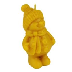 Snemand - Julelys i ren bivoks