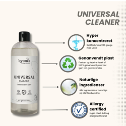Byoms - Probiotic Universal Cleaner -  Cristal de Mer duft, Koncentreret, 480 ml