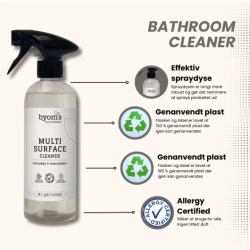 Byoms - Bathroom Cleaner m. Prebiotika, Spray -  Cristal de Mer duft, 480 ml
