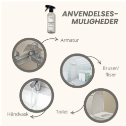 Byoms - Bathroom Cleaner m. Prebiotika, Spray -  Cristal de Mer duft, 480 ml