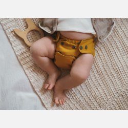 Puppi - Cover til genanvendelige stofbleer i bld merinould Carry