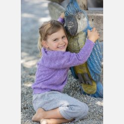  Disana -  Hrtrje med bomuld, Lilla  farve, Ny kollektion Forr/Sommer 2025