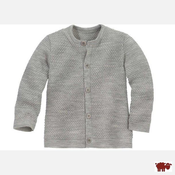 Disana -  Cardigan / Pullover i merinould, gr, Ny kollektion Forr/Sommer 2025