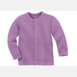 Disana -  Cardigan / Pullover i merinould, lilla farve, Kollektion 2025
