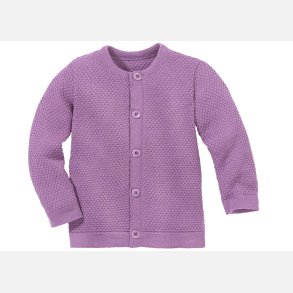 Disana -  Cardigan / Pullover i merinould, lilla farve, Kollektion 2025