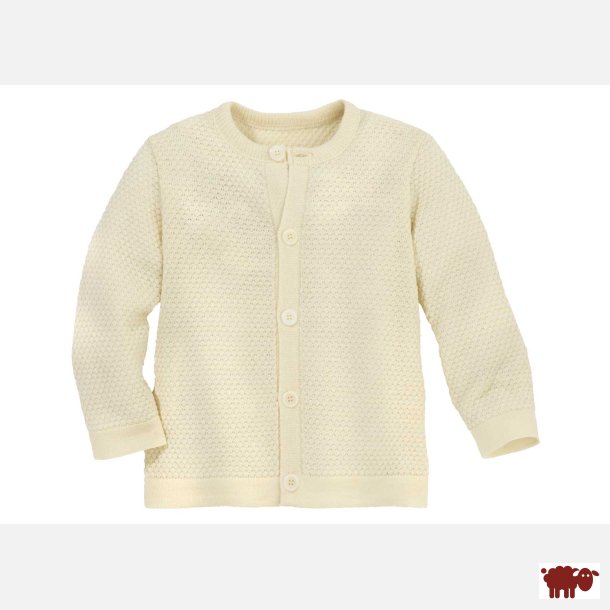 Disana -  Cardigan / Pullover i merinould, natural farve, Ny kollektion Forr/Sommer 2025
