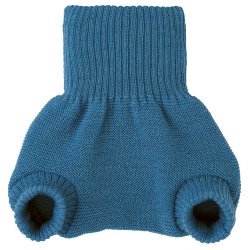 Disana - Blebukser i strikket �kologisk merinould, Dove Blue