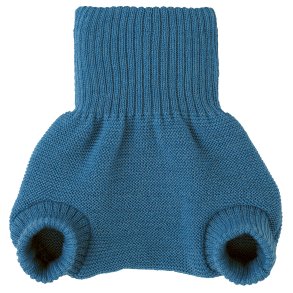 Disana - Blebukser i strikket �kologisk merinould, Dove Blue