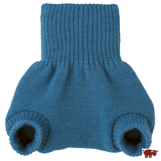 Disana - Blebukser i strikket �kologisk merinould, Dove Blue