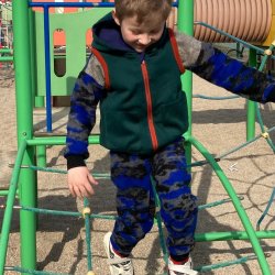 Ty.Bles - Meget varm joggingst  i merinould, Zero Waste, 122 cm (7r)