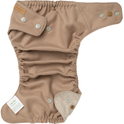 Puppi - Cover til genanvendelige stofbleer i bld merinould Earthsong