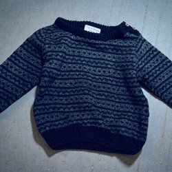 Friends - Varm Babystriktr�je med uld, 68 cm ( 4-6 mdr.)