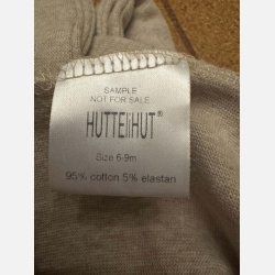 Huttelihuit - Elefanthue med �rer, i bomuld, 6-9 m�neder