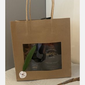 Nature Lovers - Gaveindpakning lille papirpose, m.pynt