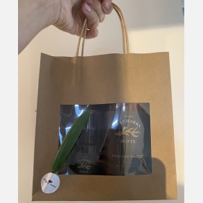 Nature Lovers - Gaveindpakning stor papirpose, m.pynt