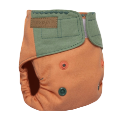 Puppi - Cover til genanvendelige stofbleer i bld merinould Melon