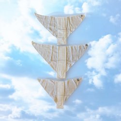 Ty.Bles- TETRA- flyformet,  100 % bomuld stofble