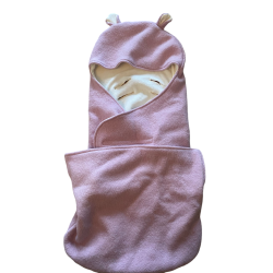 Ty.Bles - Uld krepose/svb til autostol og barnevognen, 0-12  mdr, lysserd 