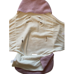 Ty.Bles - Uld krepose/svb til autostol og barnevognen, 0-12  mdr, lysserd 