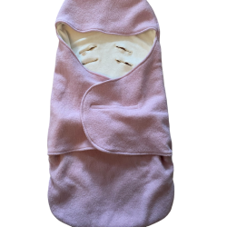 Ty.Bles - Uld krepose/svb til autostol og barnevognen, 0-12  mdr, lysserd 