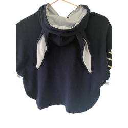Ty.Bles - Poncho i 100% merino uld, perfekt til autostolen, upcykling