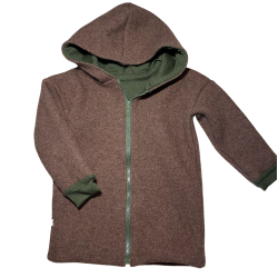 Brne uldjakke med ht, 2 lags