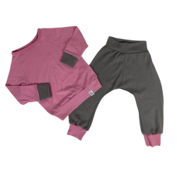 Ty.Bles - Joggingst i merinould, upcyking, 18 mdr. (86 cm)