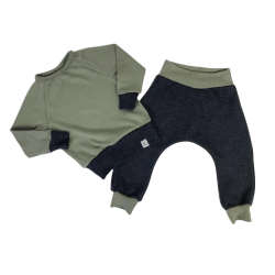 Ty.Bles - Joggingst i merinould, upcyking, 18 mdr. (86 cm)