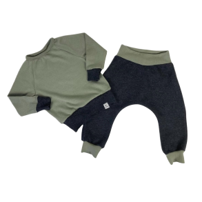 Ty.Bles - Joggingst i merinould, upcyking, 18 mdr. (86 cm)