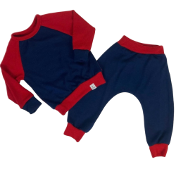 Ty.Bles - Joggingst i merinould, upcyking, 18 mdr. (86 cm)