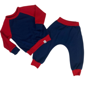 Ty.Bles - Joggingst i merinould, upcyking, 18 mdr. (86 cm)