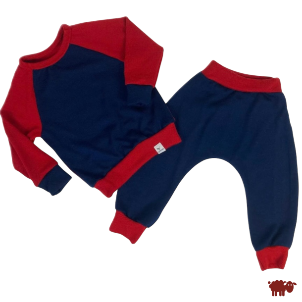 Ty.Bles - Joggingst i merinould, upcyking, 18 mdr. (86 cm)