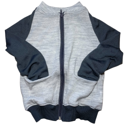 Ty.Bles - Bomber sweet hoodie i merrinould, upcykling, 104 cm (4 r)
