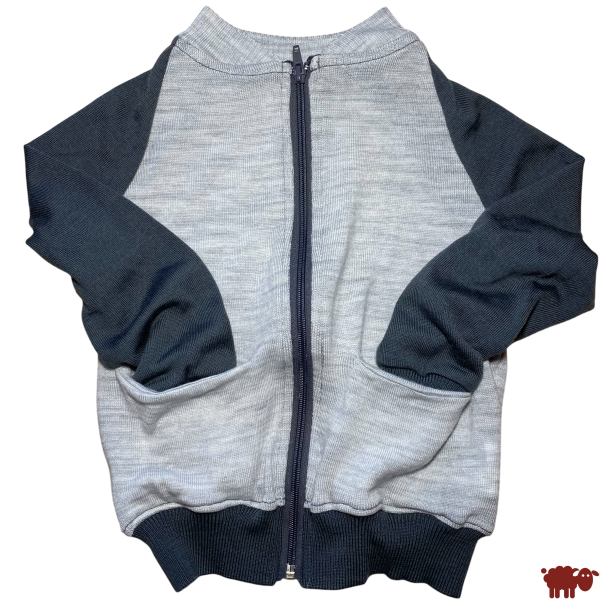 Ty.Bles - Bomber sweet hoodie i merrinould, upcykling, 104 cm (4 r)