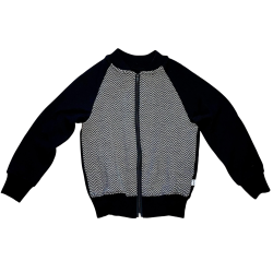 Ty.Bles - Bomber sweet hoodie i merrinould, upcykling, 110 cm (5 r)