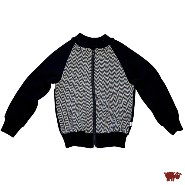 Ty.Bles - Bomber sweet hoodie i merrinould, upcykling, 110 cm (5 r)
